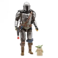 Disney Store Figurine The Mandalorian Articulée Et Parlante