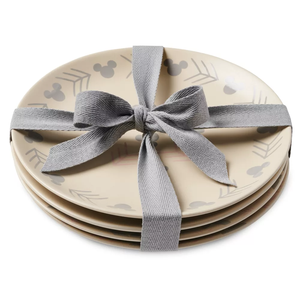 Disneyland Lot De 4 assiettes Mickey Mouse Homestead 5 Disneyland Lot De 4 assiettes Mickey Mouse Homestead – Image 3