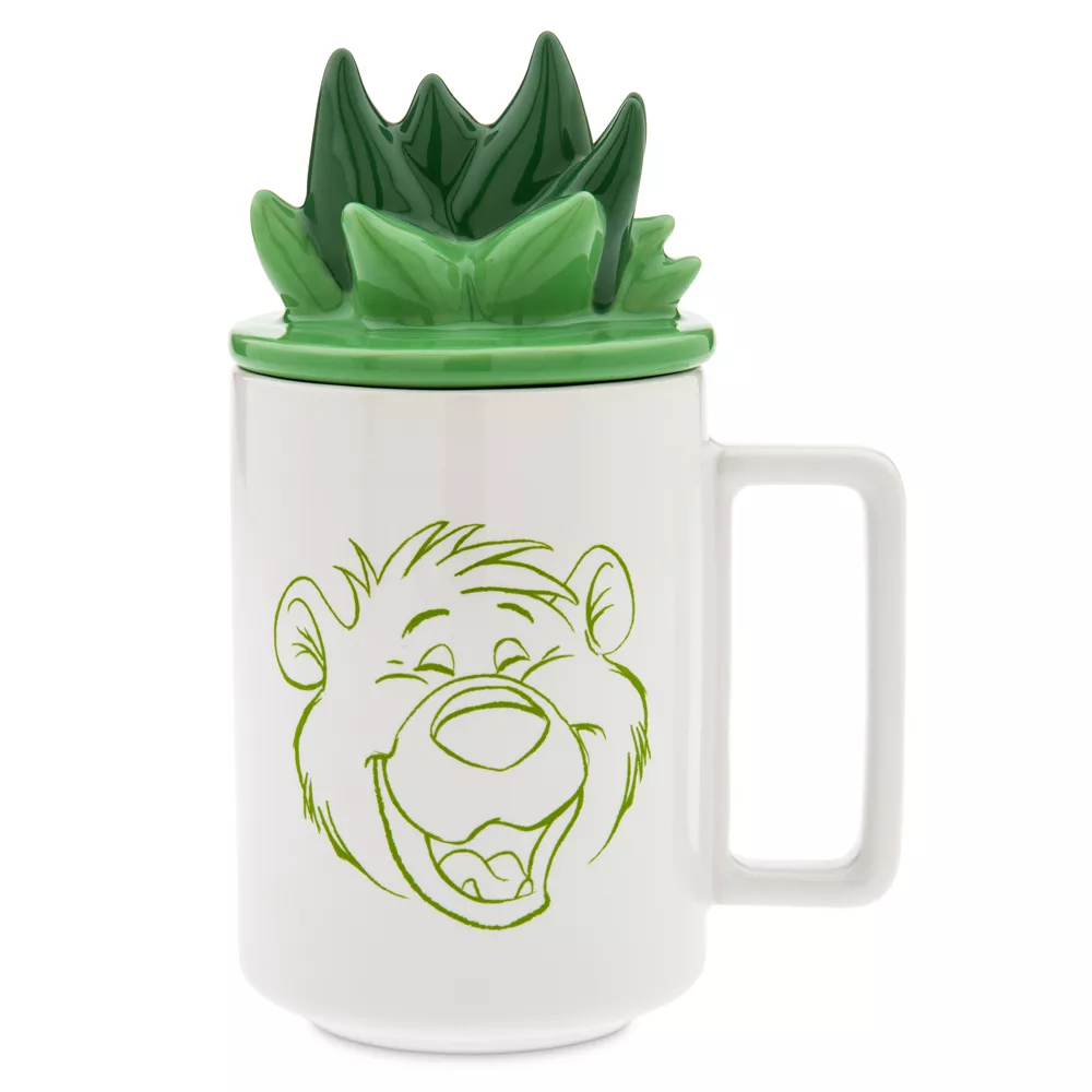 Disney Store Mug Avec Couvercle Baloo, Le Livre De La Jungle 3 Disney Store Mug Avec Couvercle Baloo, Le Livre De La Jungle