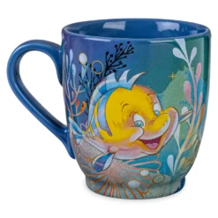 Disney Store Mug Sébastien Et Polochon, La Petite SirÚne