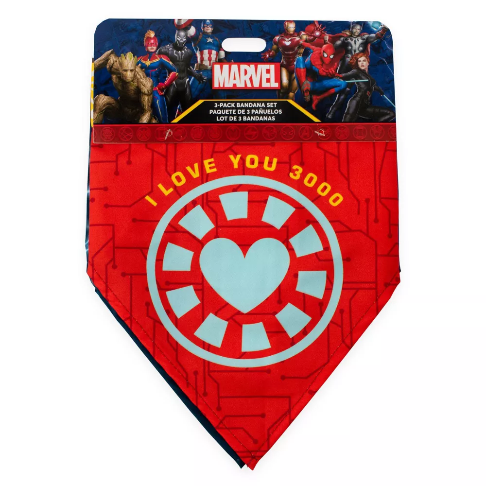Disney Store Ensemble De Bandanas Pour Animaux Marvel 3 Disney Store Ensemble De Bandanas Pour Animaux Marvel