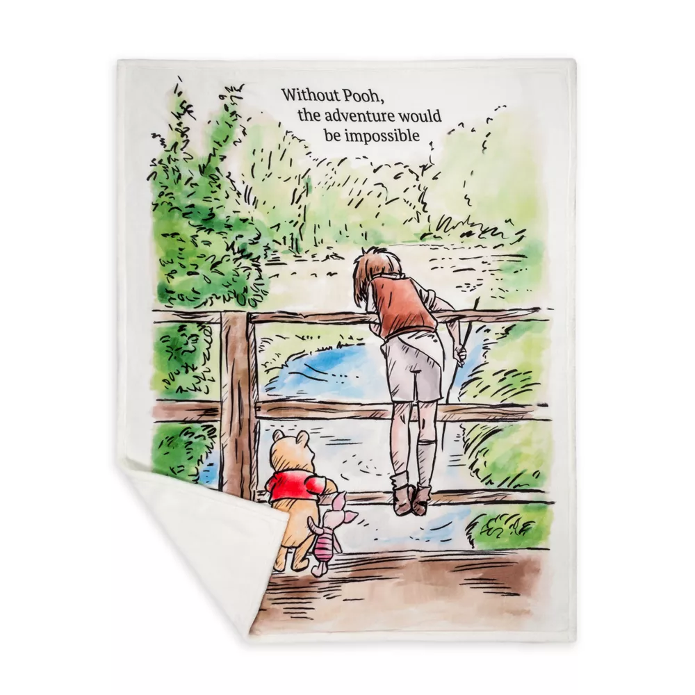 Disney Store Plaid Polaire Winnie L'Ourson Et Ses Amis 3 Disney Store Plaid Polaire Winnie L'Ourson Et Ses Amis