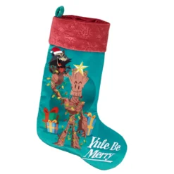 Disney Store Chaussettes De Noël Rocket Et Groot, Les Gardiens De La Galaxie