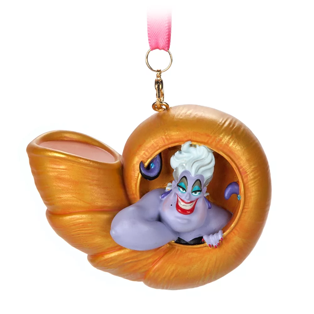 Disney Store Décoration Ursula Coquillage à Suspendre, La Petite Sirène 3 Disney Store Décoration Ursula Coquillage à Suspendre, La Petite Sirène