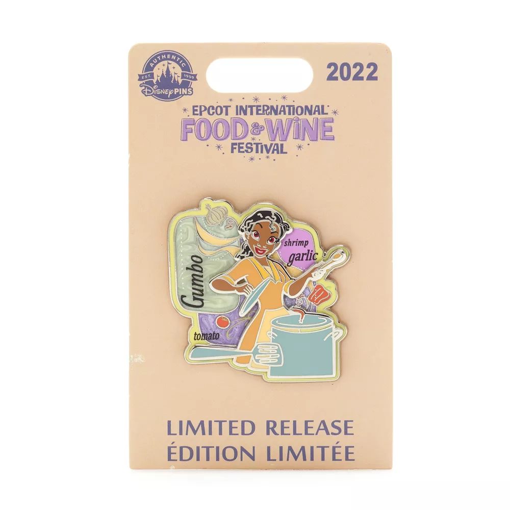 Walt Disney World Pin's Tiana, International Festival Of Food And Wine 4 Walt Disney World Pin's Tiana, International Festival Of Food And Wine – Image 2