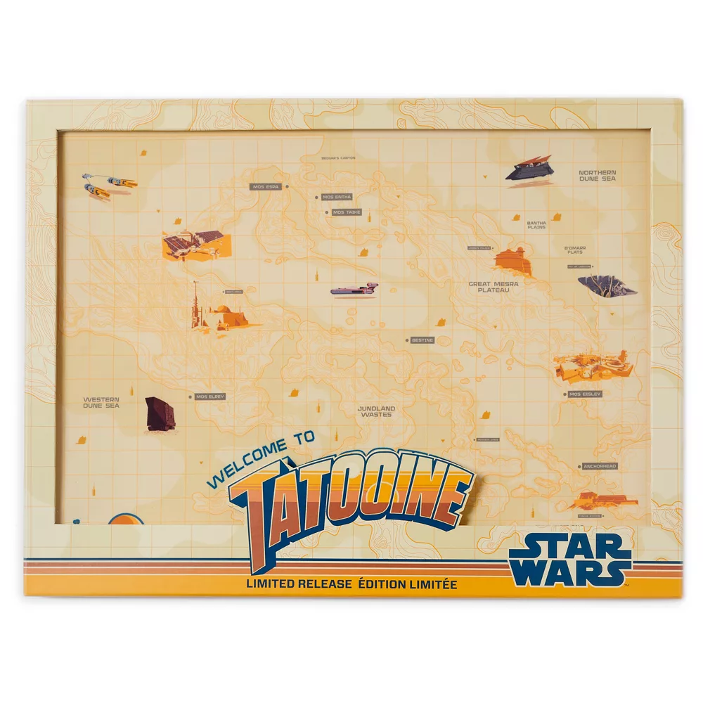Disney Store Ensemble Carte Et Pin's Star Wars Planets Tatooine En édition Limitée 5 Disney Store Ensemble Carte Et Pin's Star Wars Planets Tatooine En édition Limitée – Image 3