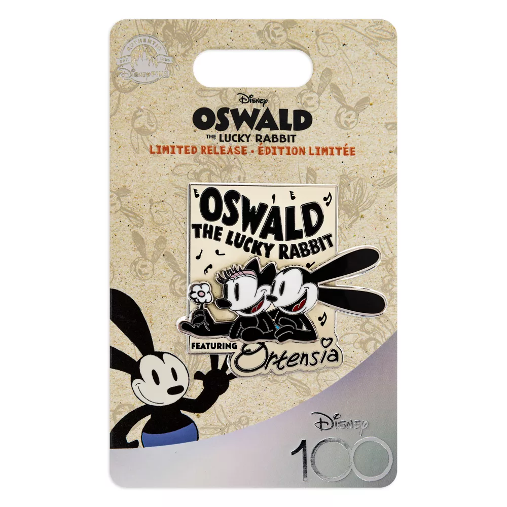 Pin's Oswald Le Lapin Chanceux Et Ortensia En édition Limitée Disney100 4 Pin's Oswald Le Lapin Chanceux Et Ortensia En édition Limitée Disney100 – Image 2