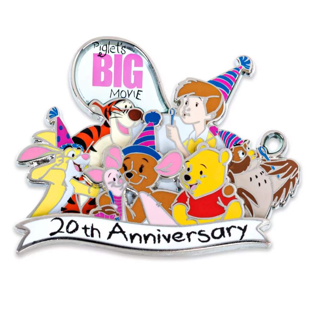 Disney Store Pin's Les Aventures De Porcinet En édition Limitée 20e anniversaire 3 Disney Store Pin's Les Aventures De Porcinet En édition Limitée 20e anniversaire