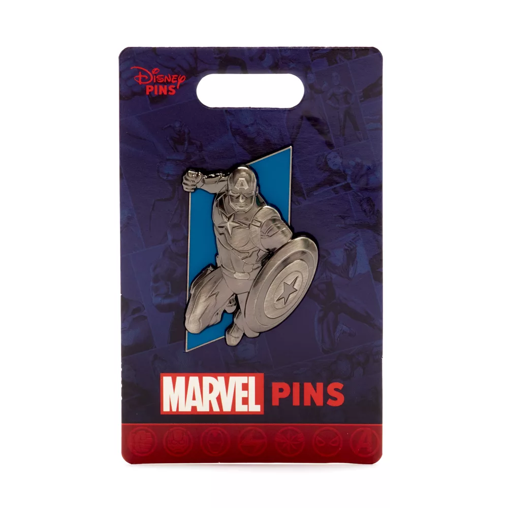 Disney Store Pin's Captain America En édition Limitée 4 Disney Store Pin's Captain America En édition Limitée – Image 2